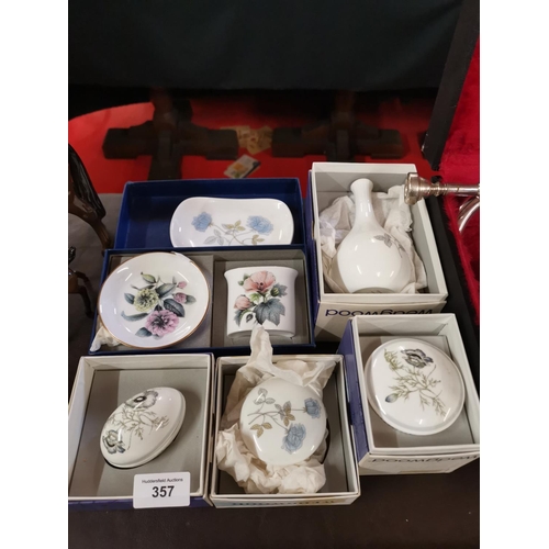 357 - Selection of Royal Worcester and Wedgewood- boxed