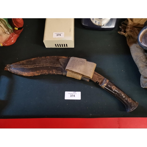 374 - WW2 Kukri knife