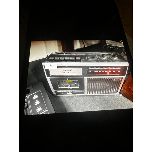 Ferguson 3 band radio cassette and recorder
