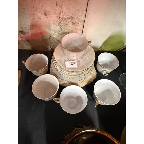 79 - Czechoslovakia Tea cup And Saucers