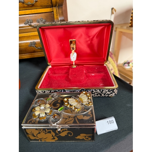96 - 2 Jewellery Boxes (1 Musical)