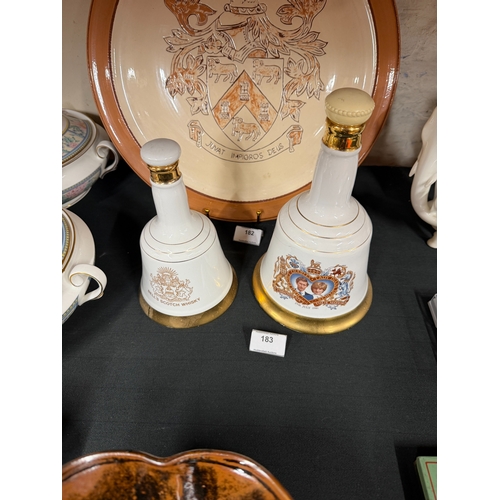 99 - 2 Scotch Whiskey Decanters