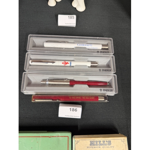 102 - 4 Boxed Parker Pens