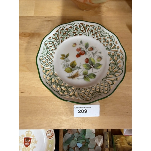 115 - Porcelain Pierced Plate By Schumann Arzberg