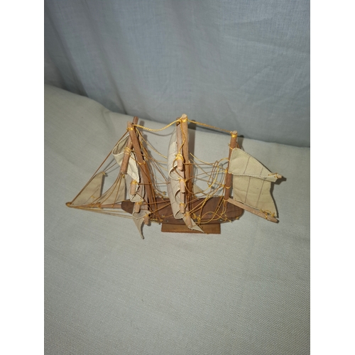 114 - Model Part Wood Ship