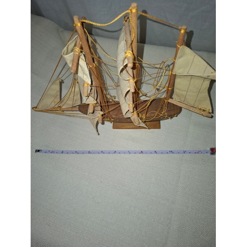 114 - Model Part Wood Ship