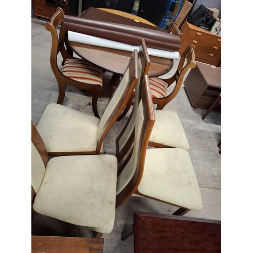 21 - 4 x Danish dining room chairsUsed condition