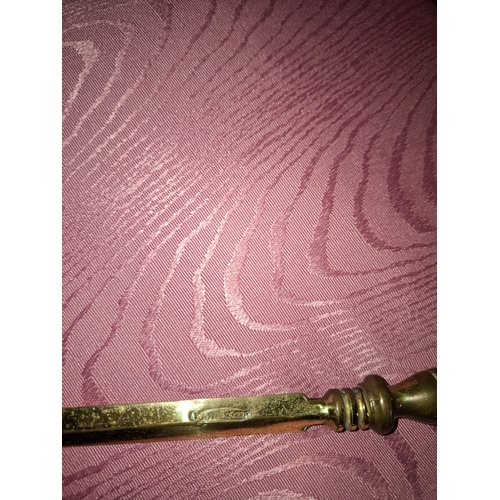 14 - Solid Brass 'Special Rescue' Letter Opener