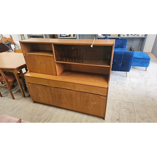 235 - Mid Century Teak Sideboard / Display Unit.Good Condition