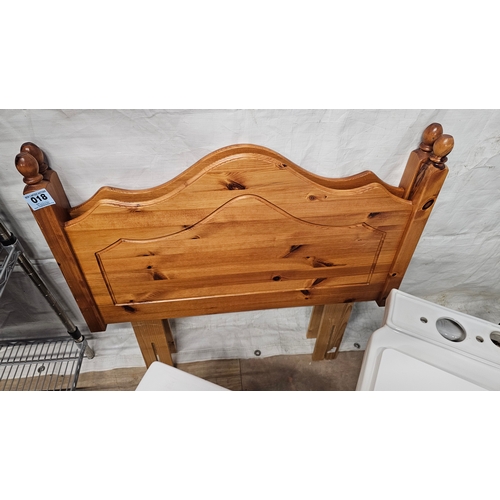 236 - 2 x Single Bed Pine HeadboardsExcellent Condition