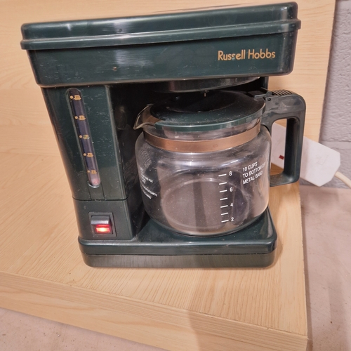 252 - Russell Hobbs ( 3357 )  Retro 10 Cup Filter Coffee Maker - New/Used - Function Tested