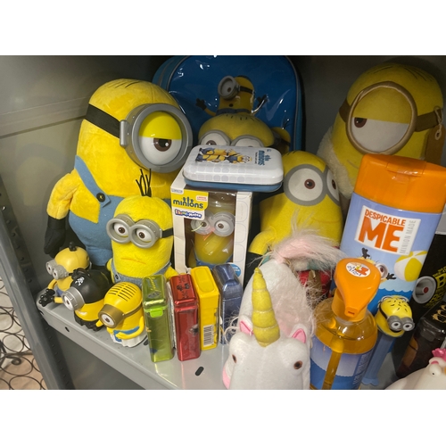 244 - Minions Toys & Collectibles Set1 x  Minions Bagpack6 x Minions Plushies4 x Minion Figures4 ... 