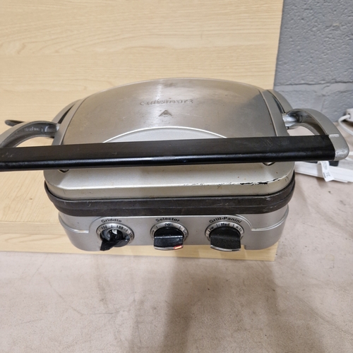 266 - Cuisinart ( GU51 3TW ) 5in1 Griddler - Works As A Full / Half Grill or Griddle - Panini Press - New/... 