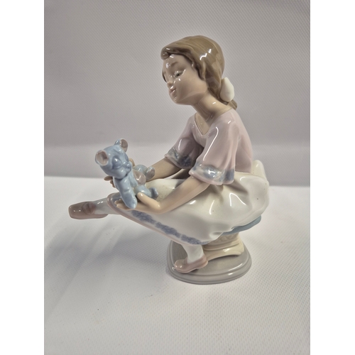 76 - A Selection of Lladro Collectors Society Porcelain Figurines,Including Best Friend Girl with Teddy B... 