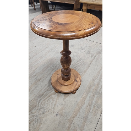 93 - Beautiful Wooden Plant Stand / Wine or Side Table, Excellent Condition, Stands 55cm Tall