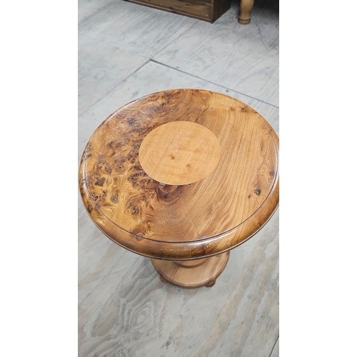 93 - Beautiful Wooden Plant Stand / Wine or Side Table, Excellent Condition, Stands 55cm Tall