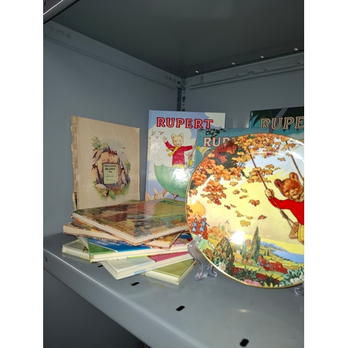 6 - Stunning Rupert The Bear Collection, Compromising of 2 x Wedgewood Picture Plates Stands Included, P... 