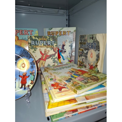 6 - Stunning Rupert The Bear Collection, Compromising of 2 x Wedgewood Picture Plates Stands Included, P... 