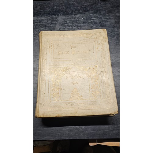 10 - Rare Find - 'The Stock Exchange in the Year 1900', Edition Ordinaire. First Edition, Only 1000 print... 