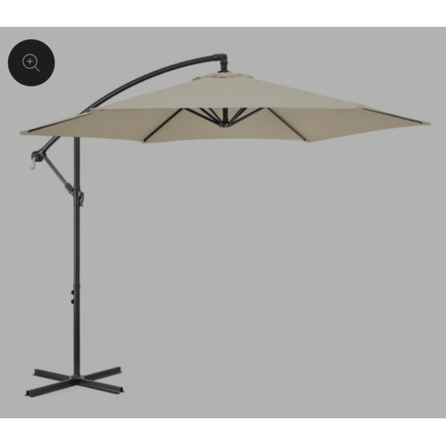 21 - Outsunny Cantilever 3 (m) Parasol With Stand - New / Unused