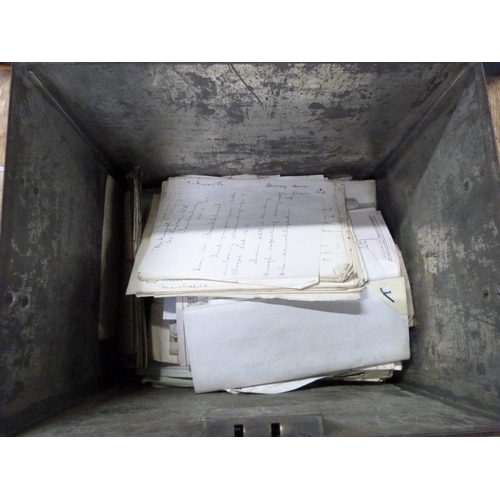 112 - Documents & Ephemera - Cheshire - Macclesfield. Large quantity of legal documents, papers, corre... 