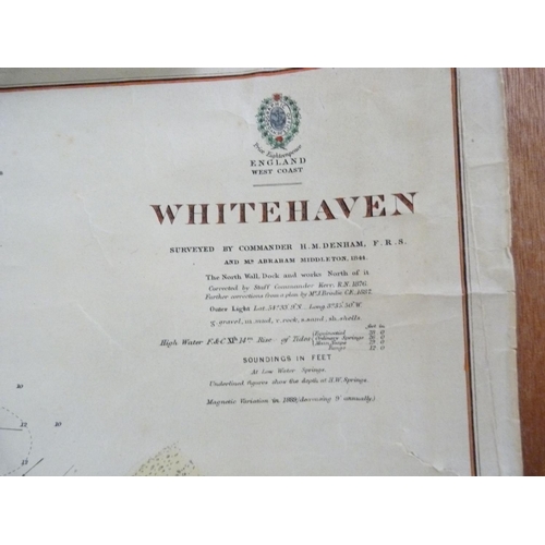 138 - DENHAM H. M.  Whitehaven. Col. eng. chart. 27