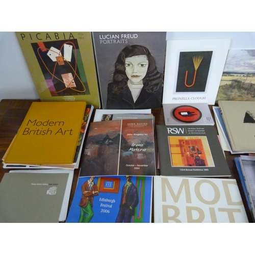 14 - Modern & Contemporary Art. A carton of gallery & sale catalogues.