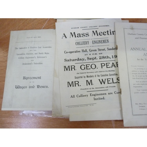 143 - DURHAM COAL OWNERS' ASSOCIATION.  Wages & trade customs, 1874 together with statistics & oth... 