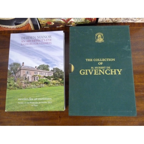 Auction Catalogues. 5 various incl. the Collection of Hubert de Givenchy &  from the Collection o