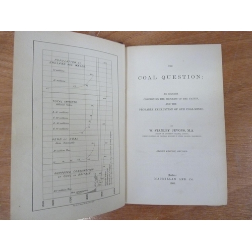 151 - JEVONS W. S.  The Coal Question. Frontis. Orig. brown cloth. 1866.