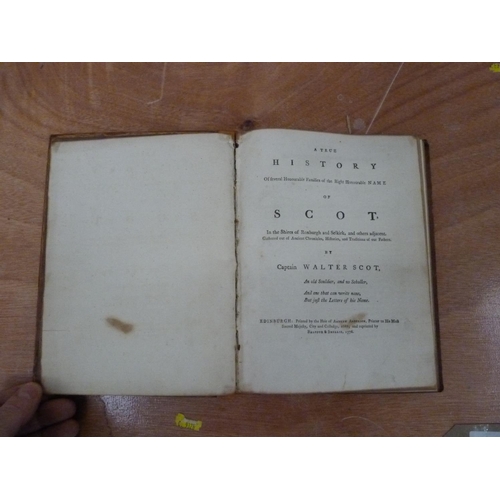 161 - SCOT CAPT. WALTER.  A True History of Several Honourable Families of the Right Honourable Name ... 