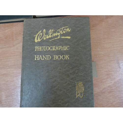 165 - WELLINGTON & WARD.  Photographic Handbook. 9 various copies & eds. Plates & illus. Orig.... 