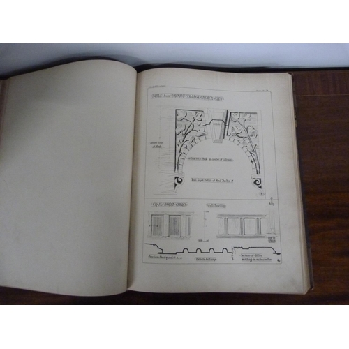 18 - <strong>SMALL J. W.</strong> Scottish Woodwork of the Sixteenth & Seventeenth Century. Ltd. ed. ...