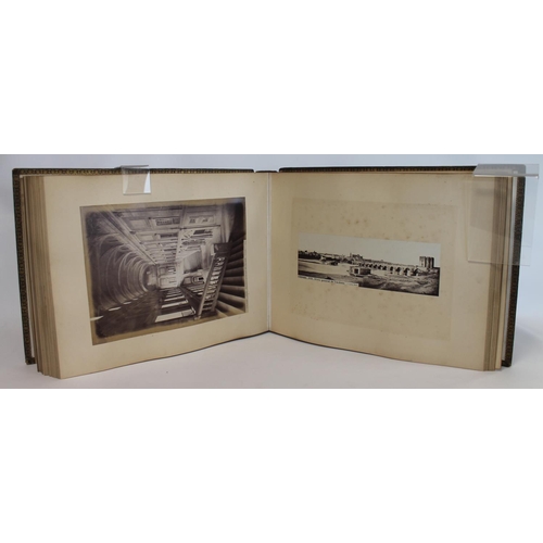 208 - PHOTOGRAPHS. LAURENT J. Two 19th century Jean (Juan) Laurent (1816-1886) large folio photograph albu... 