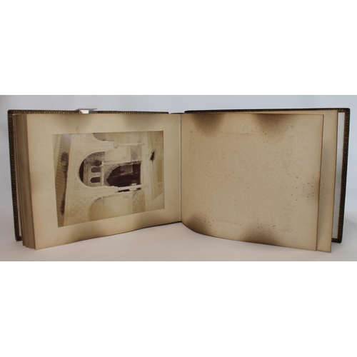 208 - PHOTOGRAPHS. LAURENT J. Two 19th century Jean (Juan) Laurent (1816-1886) large folio photograph albu... 