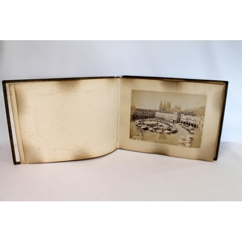 208 - PHOTOGRAPHS. LAURENT J. Two 19th century Jean (Juan) Laurent (1816-1886) large folio photograph albu... 