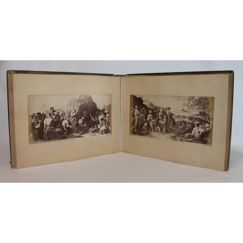 208 - PHOTOGRAPHS. LAURENT J. Two 19th century Jean (Juan) Laurent (1816-1886) large folio photograph albu... 