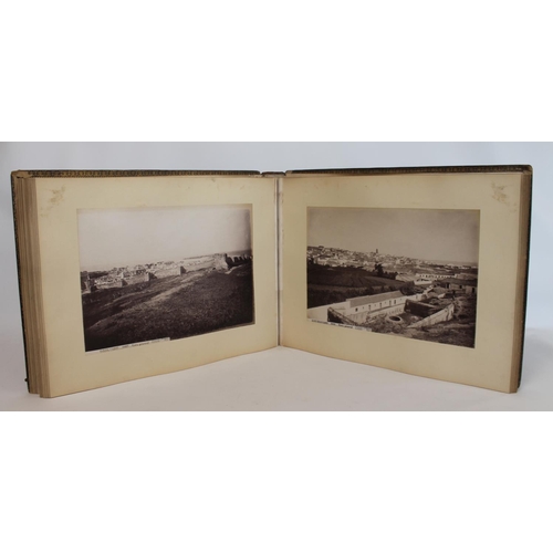 208 - PHOTOGRAPHS. LAURENT J. Two 19th century Jean (Juan) Laurent (1816-1886) large folio photograph albu... 