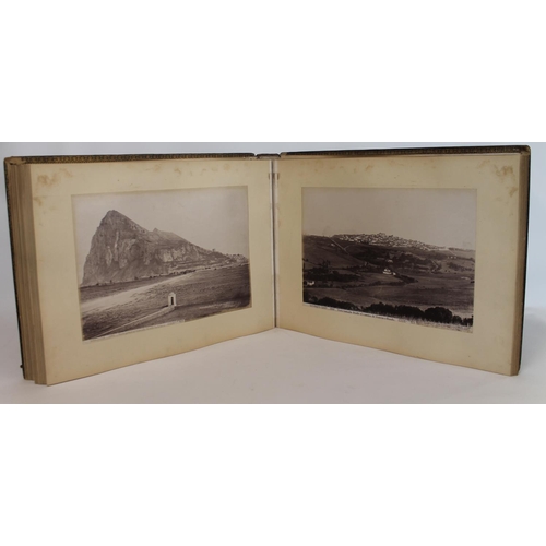 208 - PHOTOGRAPHS. LAURENT J. Two 19th century Jean (Juan) Laurent (1816-1886) large folio photograph albu... 