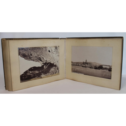 208 - PHOTOGRAPHS. LAURENT J. Two 19th century Jean (Juan) Laurent (1816-1886) large folio photograph albu... 