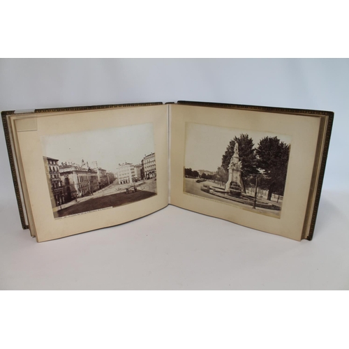 208 - PHOTOGRAPHS. LAURENT J. Two 19th century Jean (Juan) Laurent (1816-1886) large folio photograph albu... 