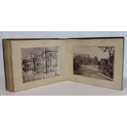 208 - PHOTOGRAPHS. LAURENT J. Two 19th century Jean (Juan) Laurent (1816-1886) large folio photograph albu... 