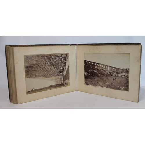 208 - PHOTOGRAPHS. LAURENT J. Two 19th century Jean (Juan) Laurent (1816-1886) large folio photograph albu... 