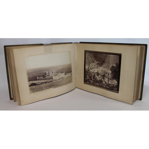 208 - PHOTOGRAPHS. LAURENT J. Two 19th century Jean (Juan) Laurent (1816-1886) large folio photograph albu... 