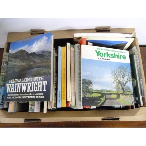 39 - <strong>Yorkshire.</strong>  A carton of books & softback publications....