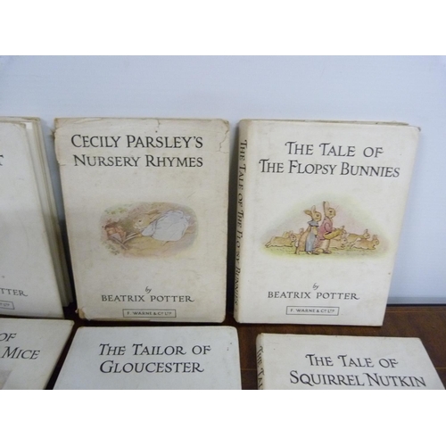 46 - <strong>BEATRIX POTTER.</strong>  11 various works in d.w's....