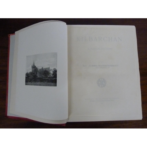 61 - MACKENZIE R. D. Kilbarchan, A Parish History. Frontis & map. Quarto. Orig. red cloth, fading. Pa... 