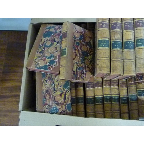 70 - SCOTT SIR WALTER. Waverley Novels. 48 vols. Eng. titles & vignettes. 12mo. Half calf. Edinburgh,... 