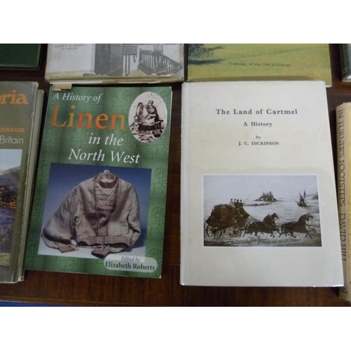 73 - Cumbria & Lake District. 12 various vols., mainly in d.w's.