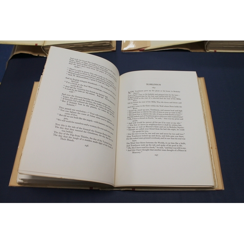 204 - KIPLING RUDYARD.  Poems, 1886-1929. 3 vols. Ltd. ed. 537, this one unnumbered, unsigned & largel... 